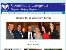 Tablet Screenshot of communitycaregivers.org